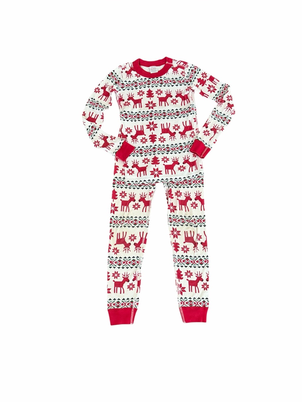 Hanna Andersson (130|8y) Deer Deer Long Johns